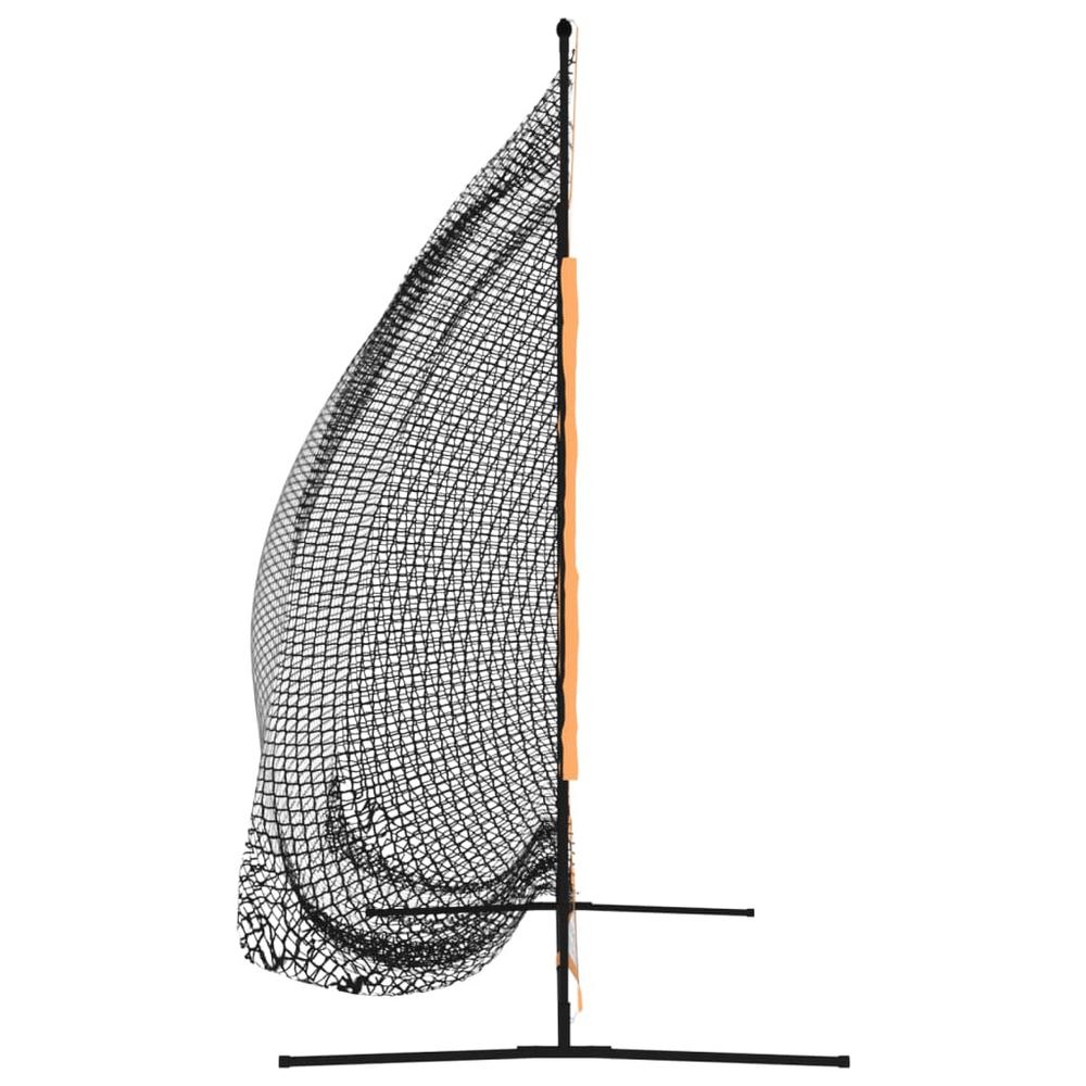Golf Practice Net Black and Orange 84.6"x42.1"x85" Polyester. Picture 3