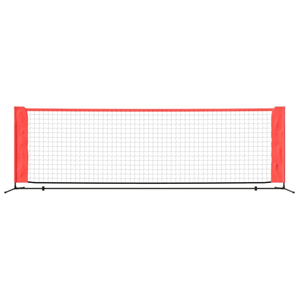Tennis Net Black and Red 118.1"x39.4"x34.3" Polyester. Picture 2