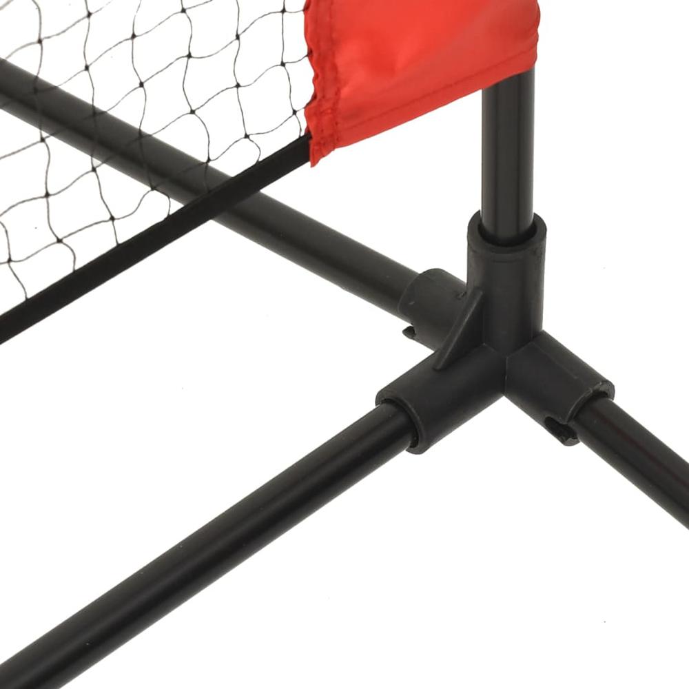 Tennis Net Black and Red 118.1"x39.4"x34.3" Polyester. Picture 4