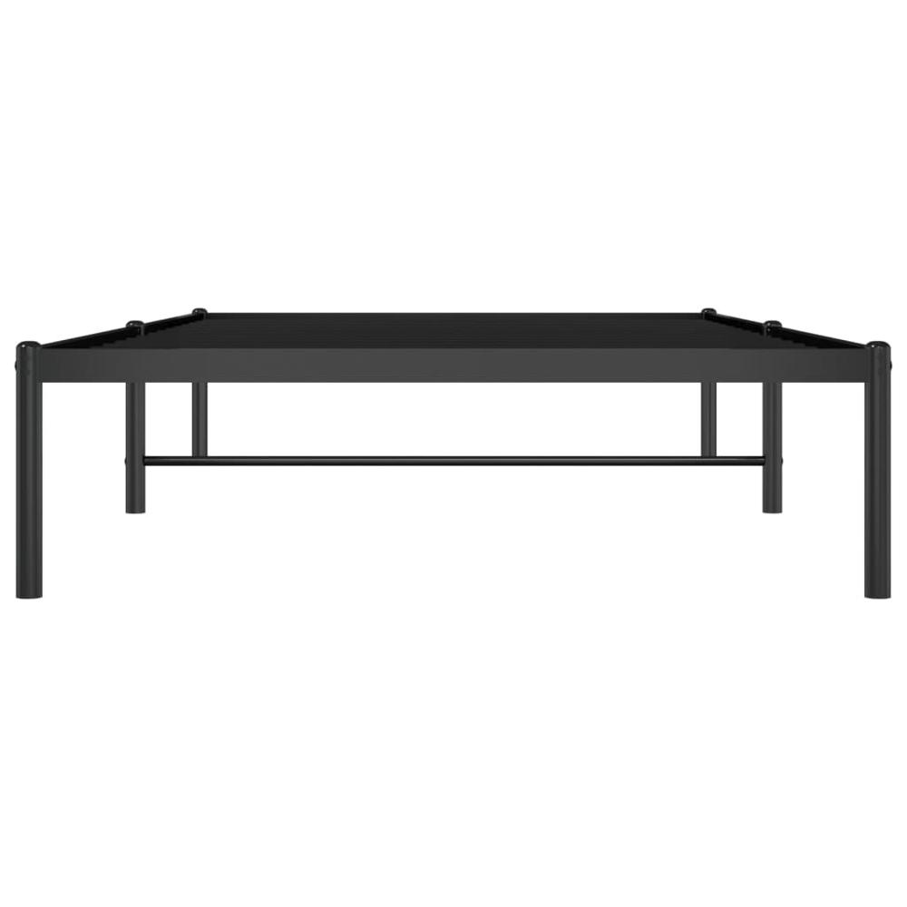 Metal Bed Frame Black 39.4"x74.8" Twin. Picture 4