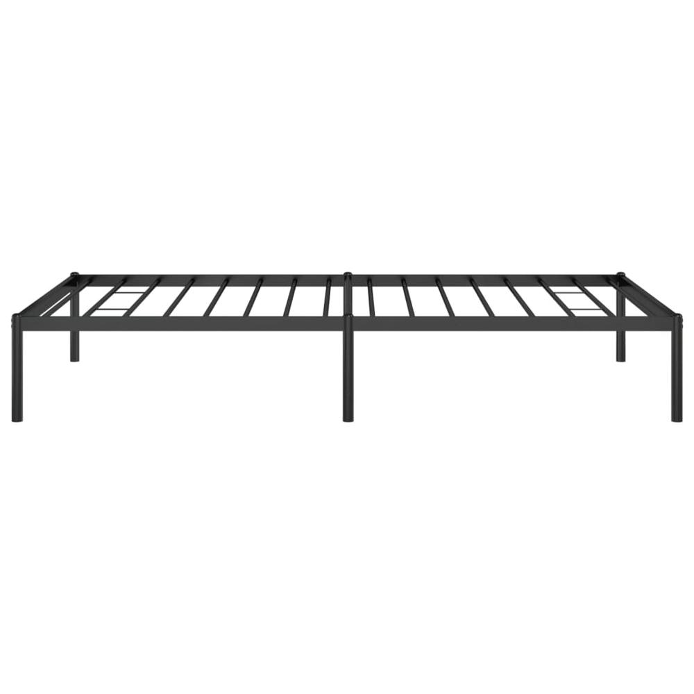 Metal Bed Frame Black 39.4"x74.8" Twin. Picture 5