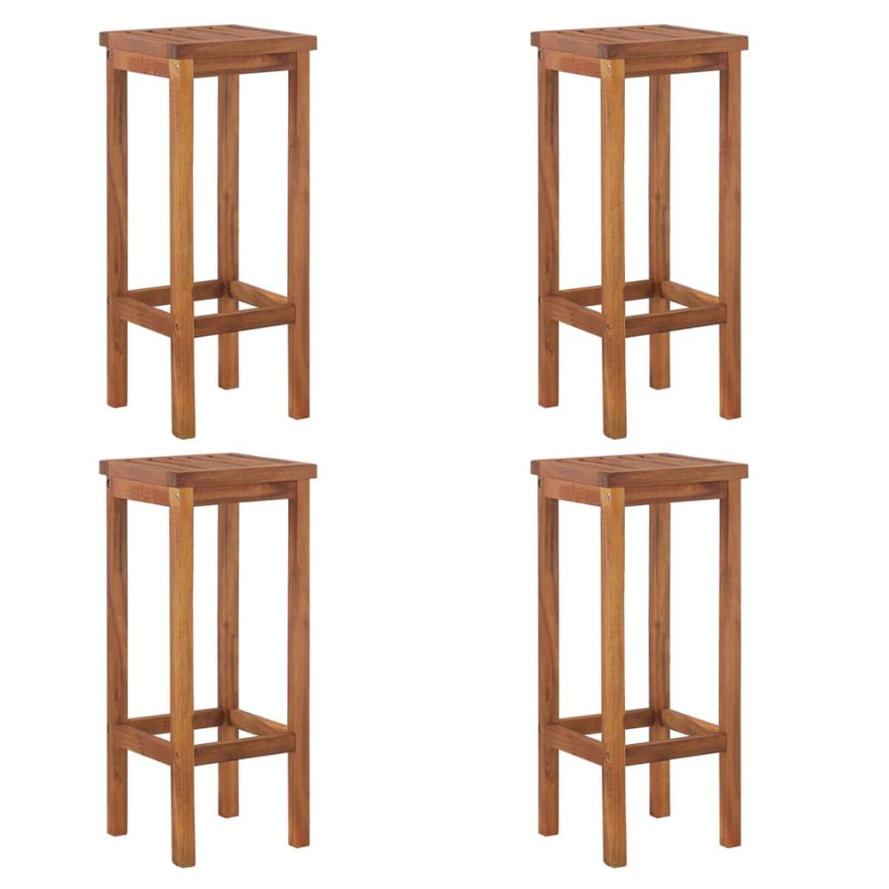 5 Piece Patio Bar Set Solid Wood Acacia. Picture 4