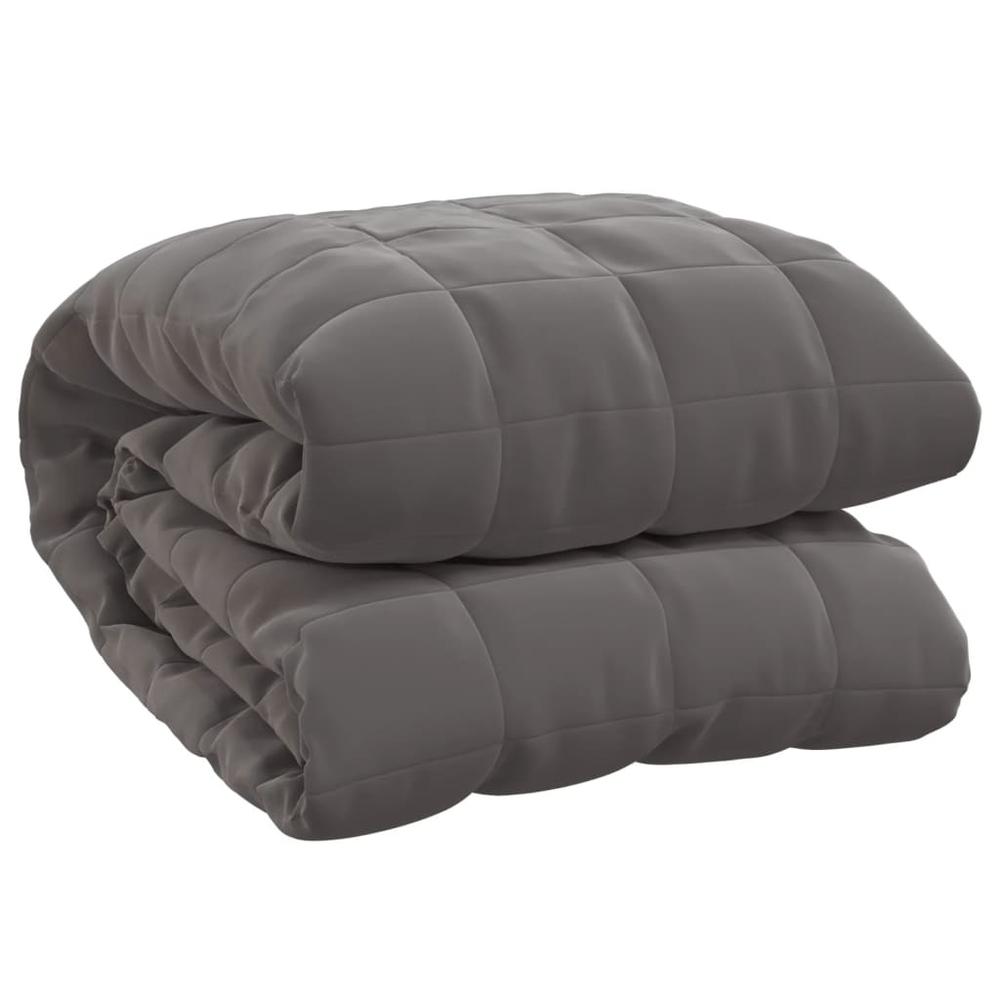 Weighted Blanket Gray 86.6"x94.5" 33.1 lb Fabric. Picture 1