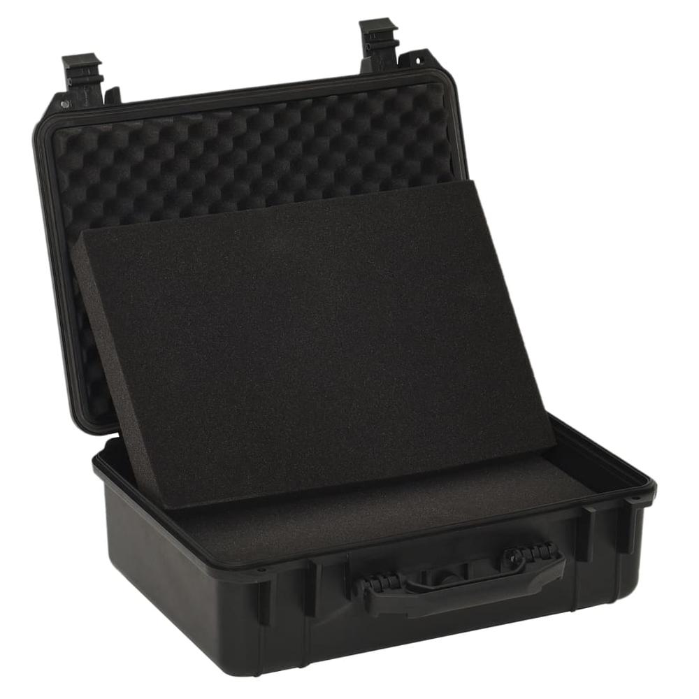 Portable Flight Case Black 18.5"x14.2"x7.1" PP. Picture 2