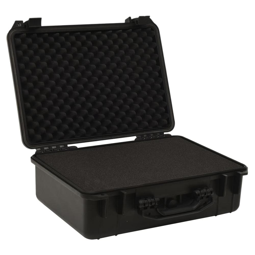 Portable Flight Case Black 18.5"x14.2"x7.1" PP. Picture 3
