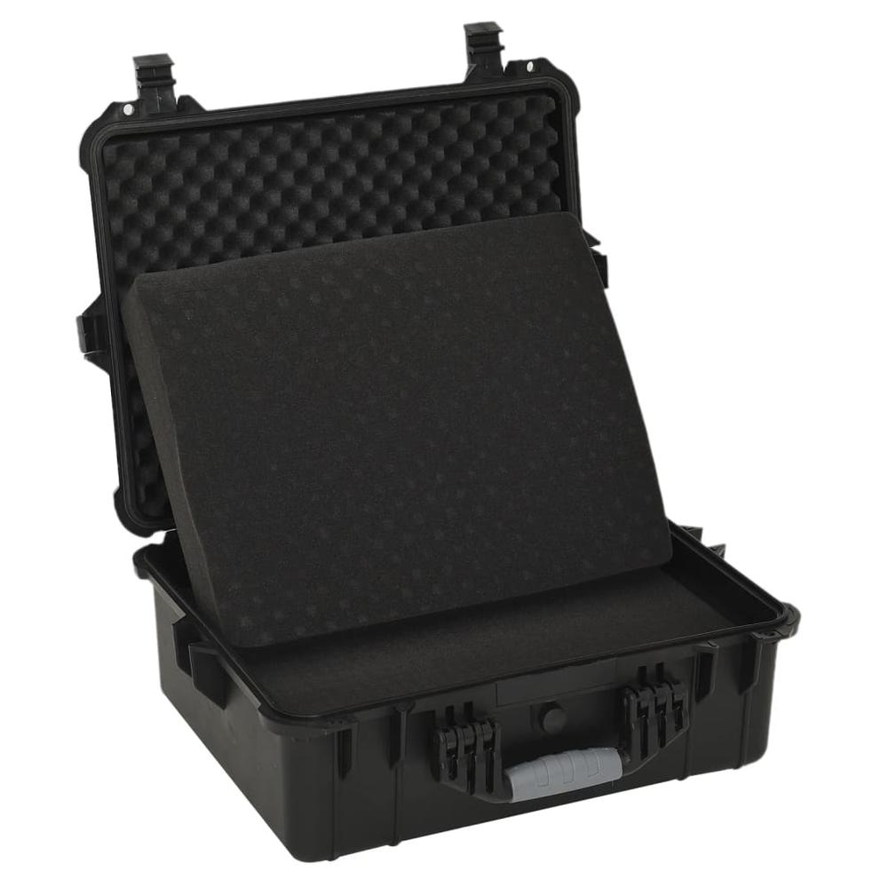 Portable Flight Case Black 21.7"x16.9"x8.3" PP. Picture 3