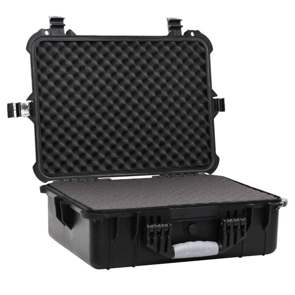 Portable Flight Case Black 20.5"x15.7"x7.5" PP. Picture 2