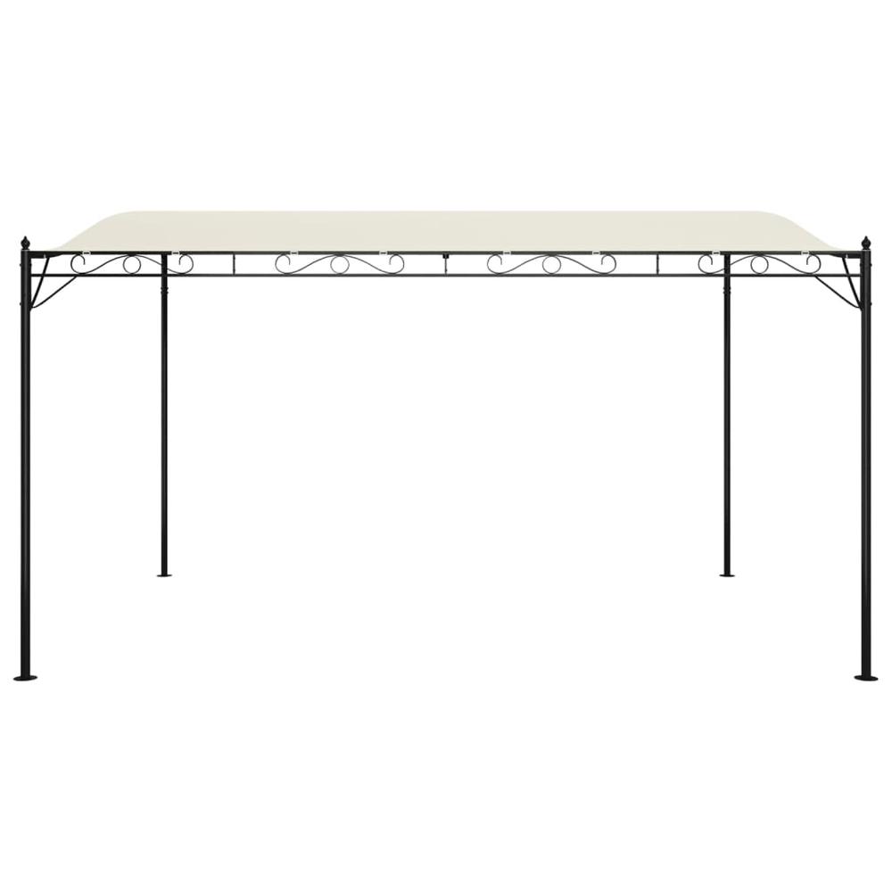 Canopy Cream 13.1'x9.8' 0.6 oz/ftÂ² Fabric and Steel. Picture 2