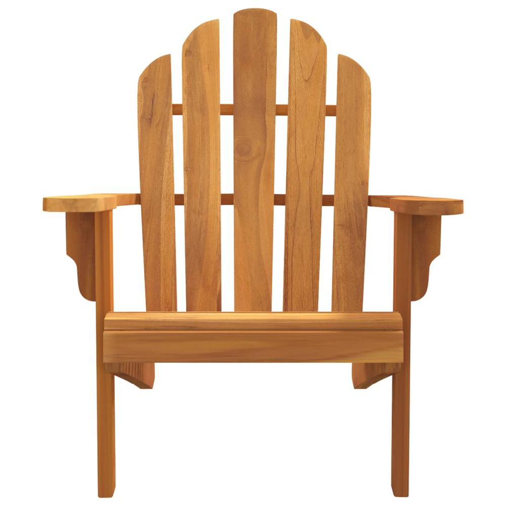 Patio Adirondack Chairs 2 pcs 31.1"x37.4"x36.2" Solid Wood Teak. Picture 3