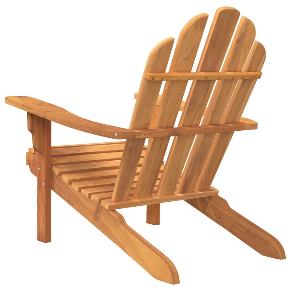 Patio Adirondack Chairs 2 pcs 31.1"x37.4"x36.2" Solid Wood Teak. Picture 5