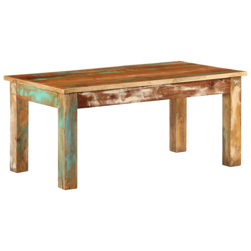 Coffee Table 39.4"x21.7"x17.7" Solid Wood Reclaimed. Picture 10