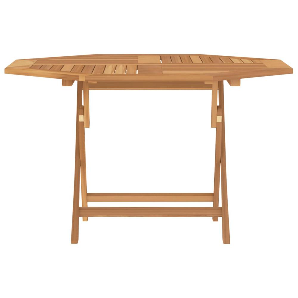 Folding Patio Table 47.2"x47.2"x29.5" Solid Wood Teak. Picture 3