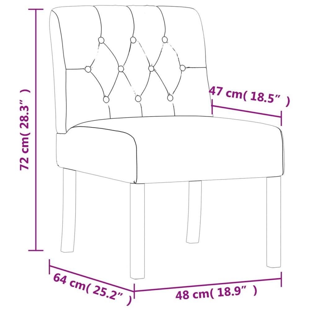 Slipper Chair Linen Fabric Button Design. Picture 7