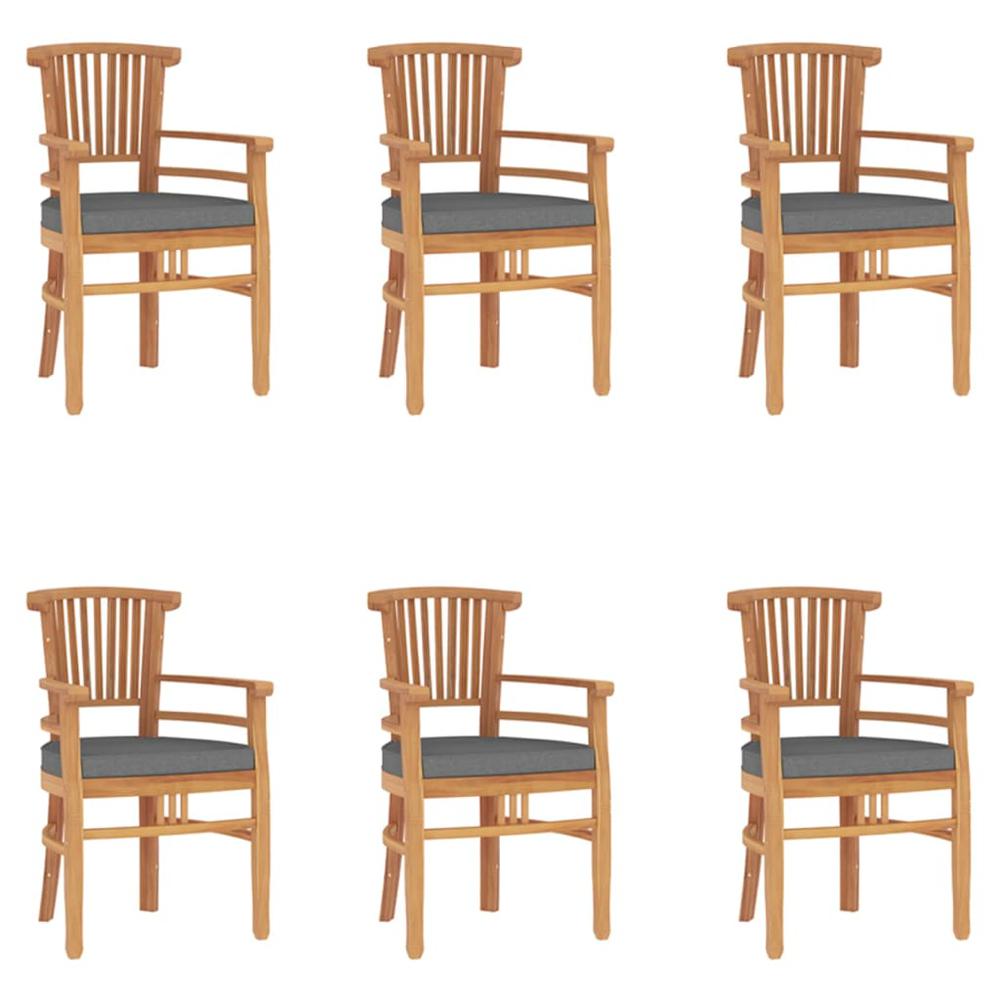 7 Piece Patio Dining Set Solid Wood Teak. Picture 2