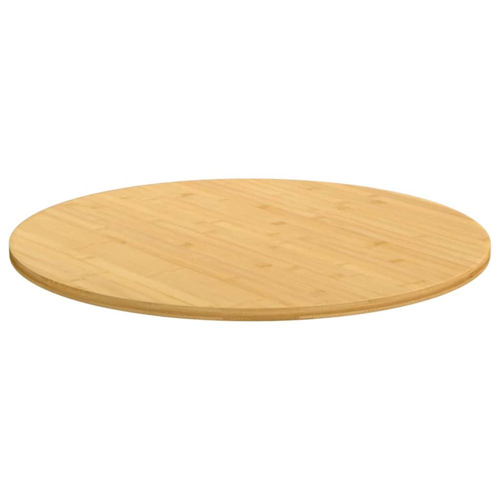 Table Top Ã˜23.6"x0.6" Bamboo. Picture 1