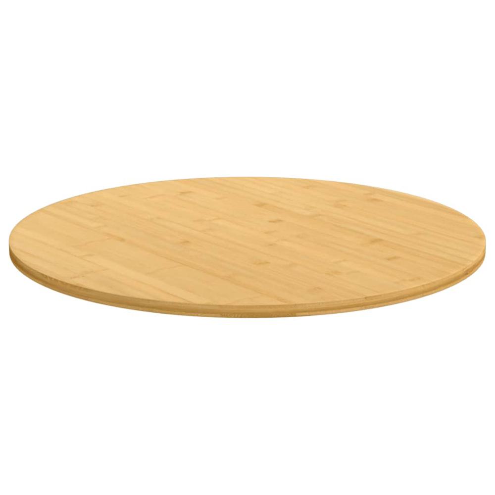 Table Top Ã˜27.6"x0.6" Bamboo. Picture 1