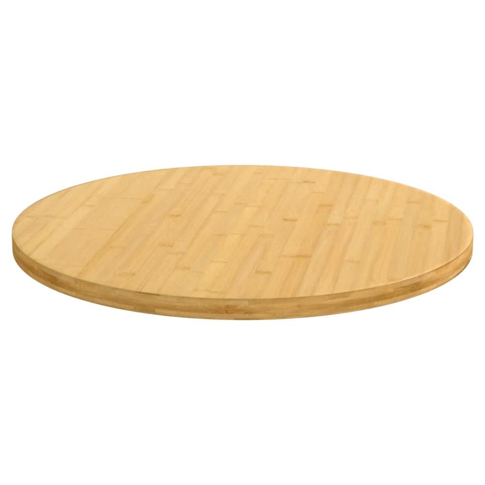 Table Top Ã˜23.6"x1" Bamboo. Picture 1