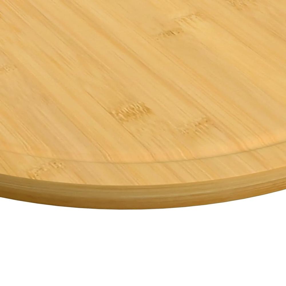 Chopping Boards 6 pcs Ã˜11.8"x0.6" Bamboo. Picture 4