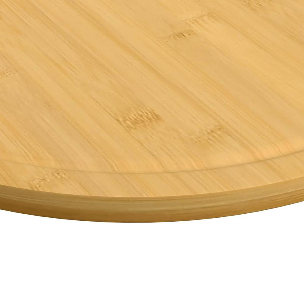 Chopping Boards 6 pcs Ã˜15.7"x0.6" Bamboo. Picture 4
