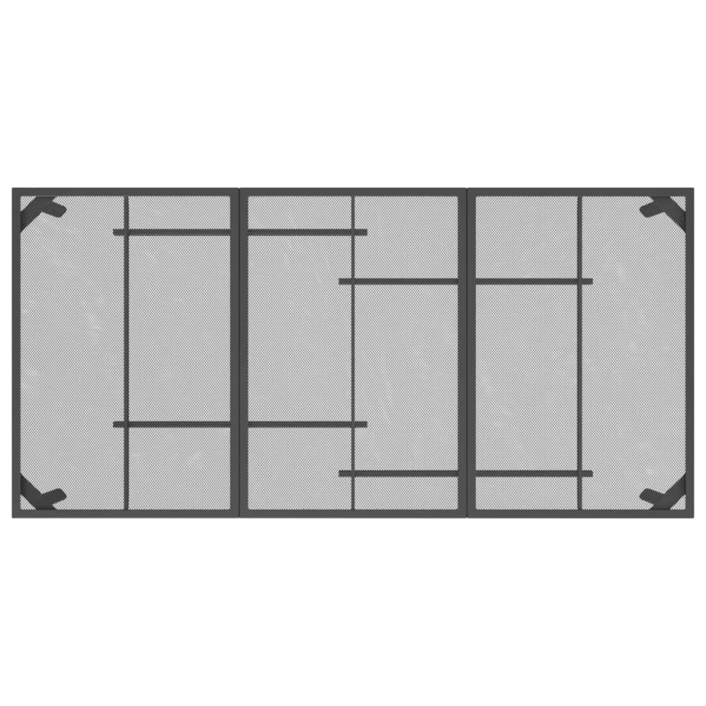 Patio Table Anthracite 65"x31.5"x28.3" Steel Mesh. Picture 4