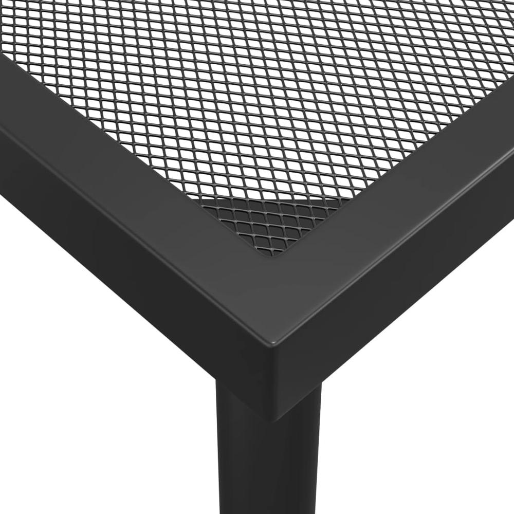 Patio Table Anthracite 65"x31.5"x28.3" Steel Mesh. Picture 5