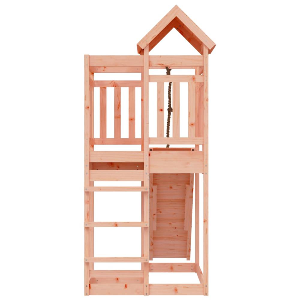 Playhouse with Climbing Wall Solid Wood Douglas. Picture 4