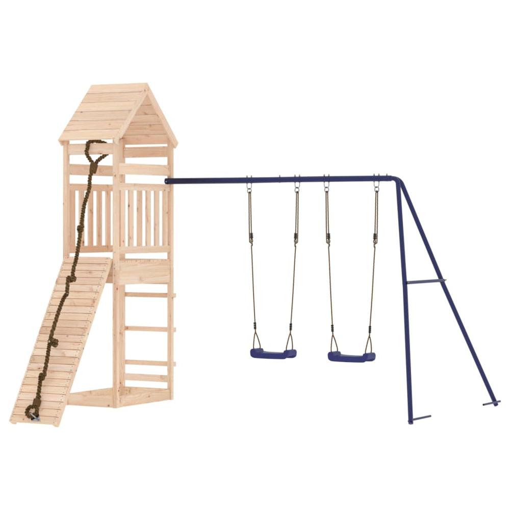 Outdoor Playset Solid Wood Pine. Picture 1