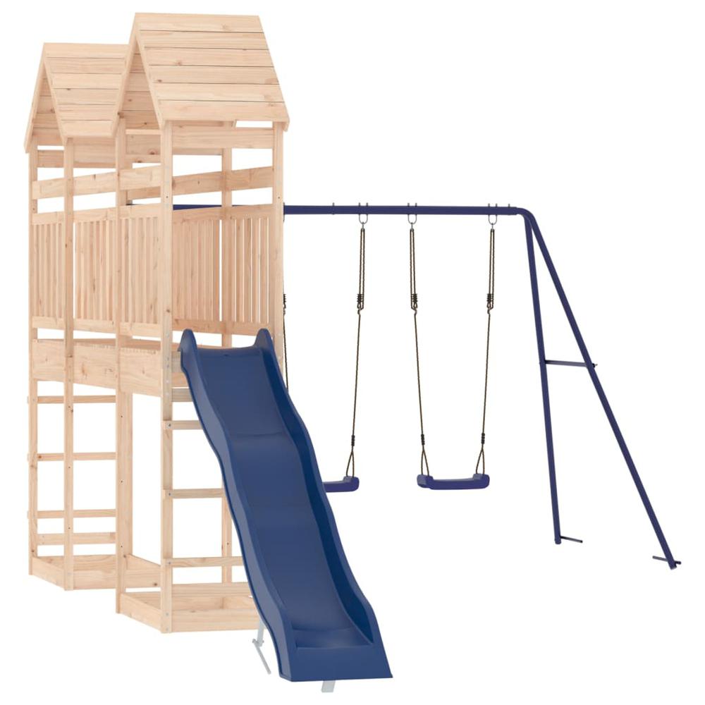 Outdoor Playset Solid Wood Pine. Picture 2