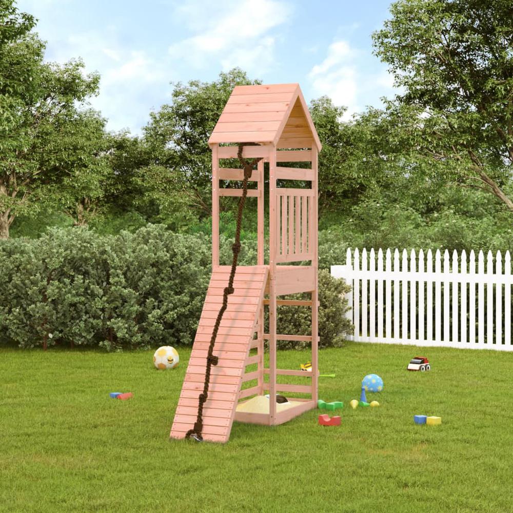 Playhouse with Climbing Wall Solid Wood Douglas. Picture 10