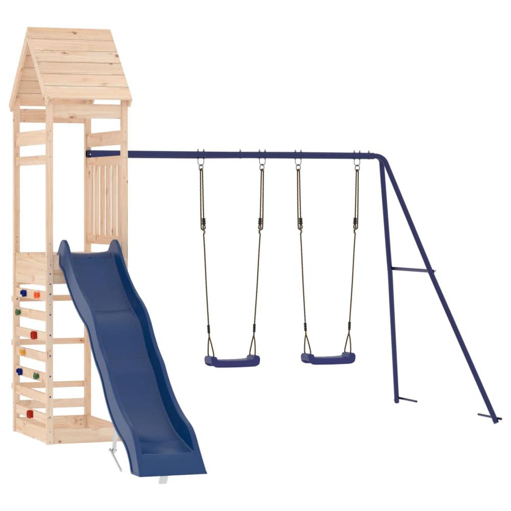 Outdoor Playset Solid Wood Pine. Picture 2