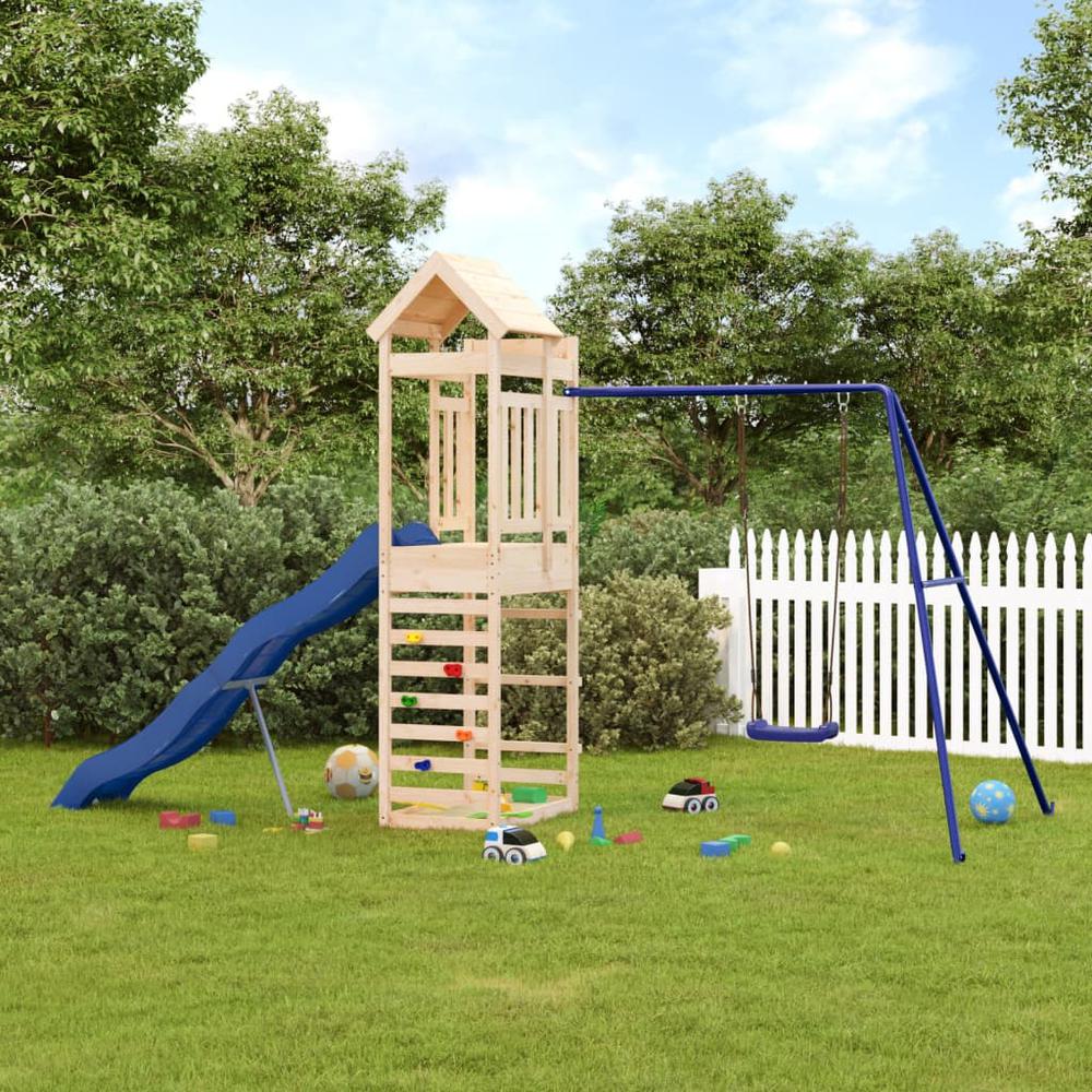 Outdoor Playset Solid Wood Pine. Picture 12