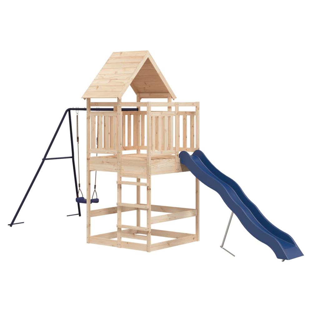Outdoor Playset Solid Wood Pine. Picture 3