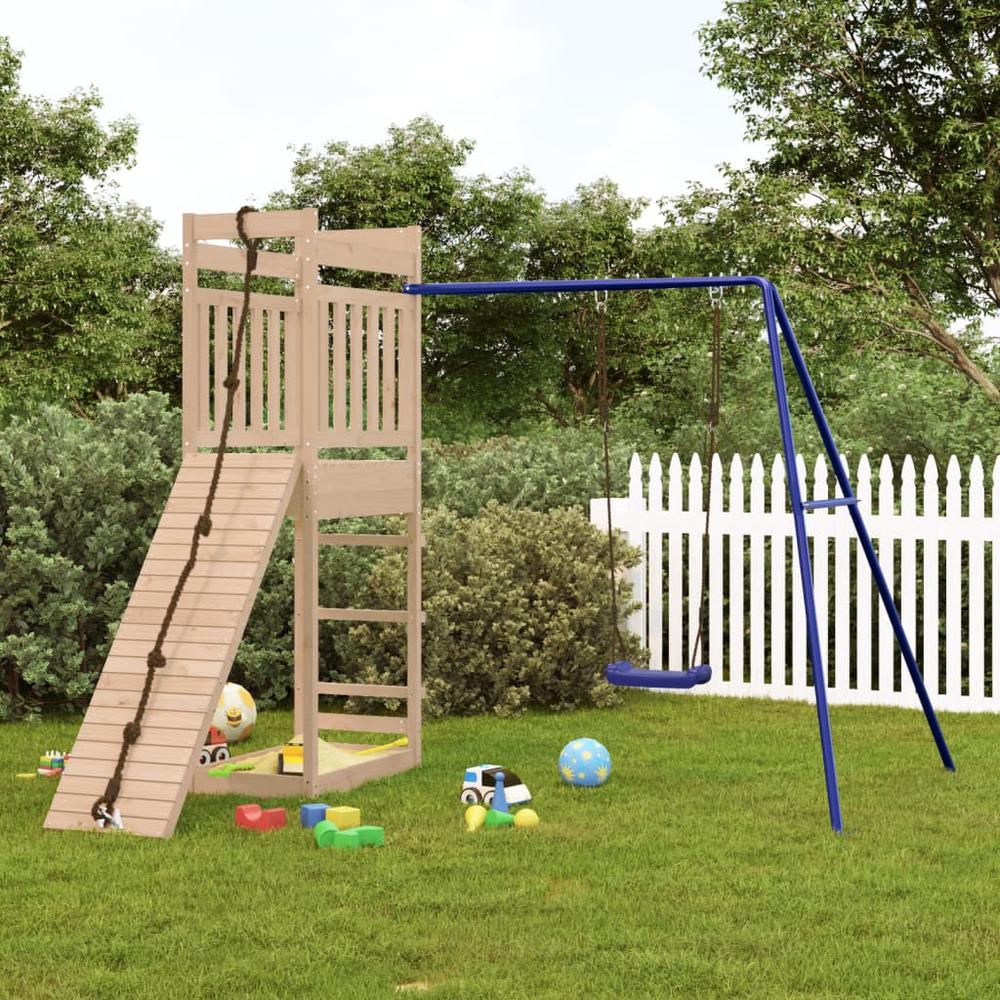 Outdoor Playset Solid Wood Pine. Picture 11