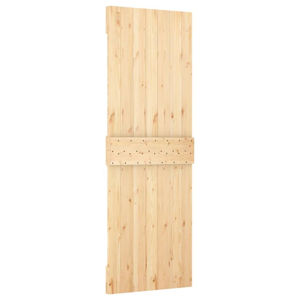 Door NARVIK 27.6"x82.7" Solid Wood Pine. Picture 5