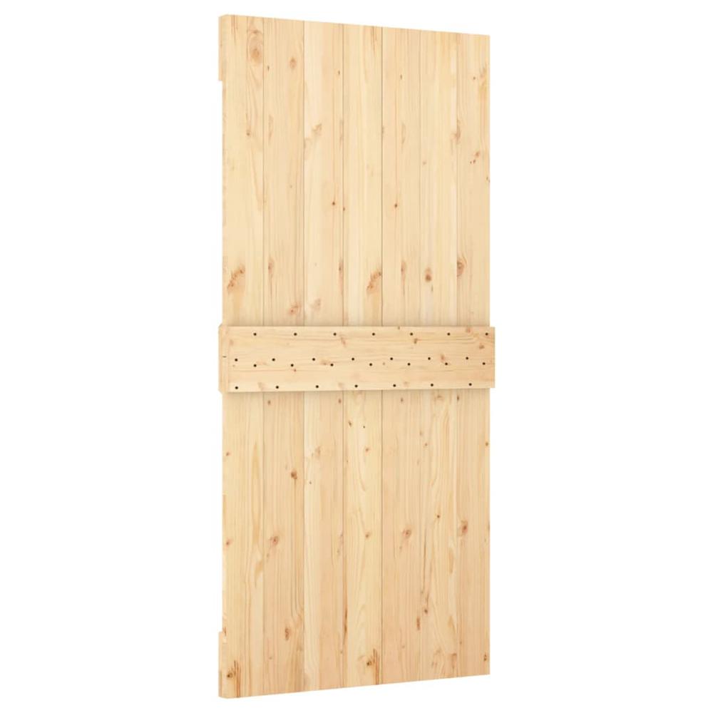Door NARVIK 37.4"x82.7" Solid Wood Pine. Picture 5