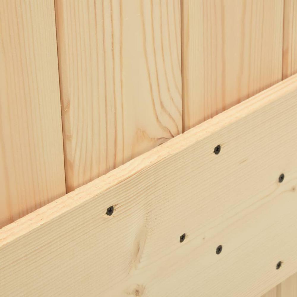Door NARVIK 27.6"x82.7" Solid Wood Pine. Picture 6