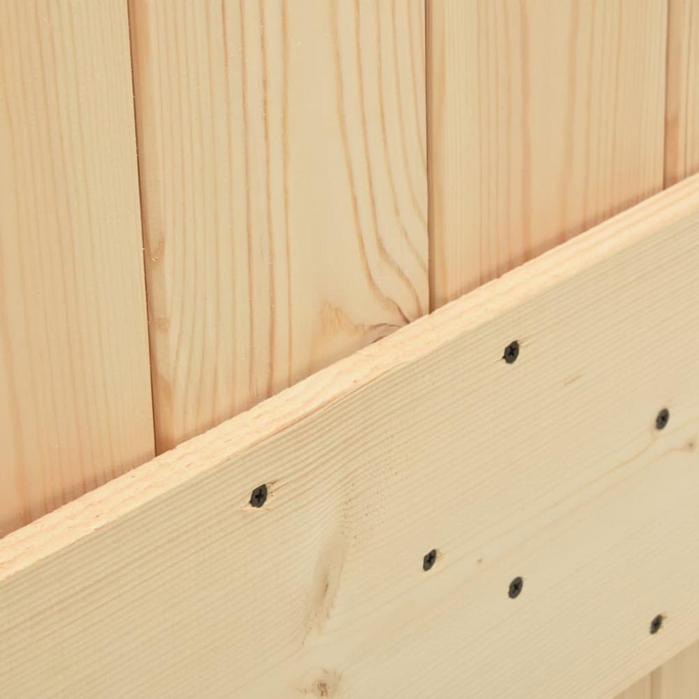 Door NARVIK 31.5"x82.7" Solid Wood Pine. Picture 6