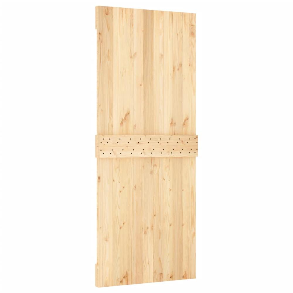 Door NARVIK 33.5"x82.7" Solid Wood Pine. Picture 5