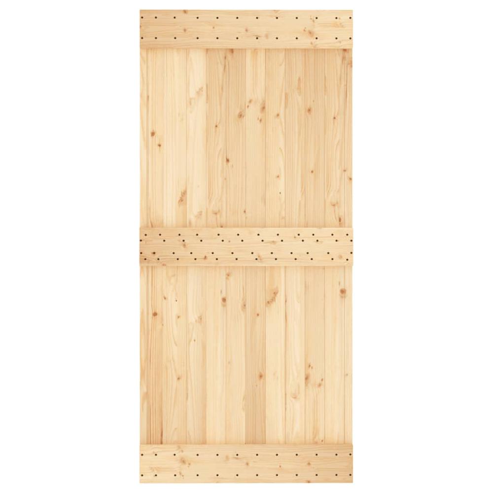 Door NARVIK 37.4"x82.7" Solid Wood Pine. Picture 4