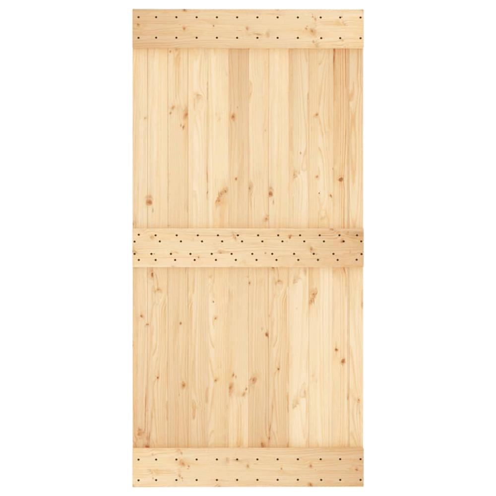 Door NARVIK 39.4"x82.7" Solid Wood Pine. Picture 4