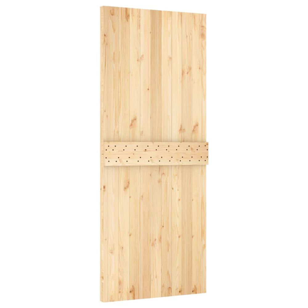 Door NARVIK 33.5"x82.7" Solid Wood Pine. Picture 5