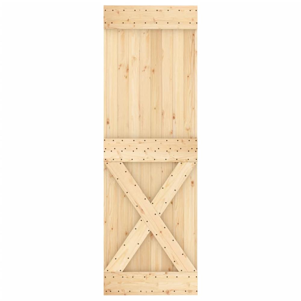 Door NARVIK 27.6"x82.7" Solid Wood Pine. Picture 4