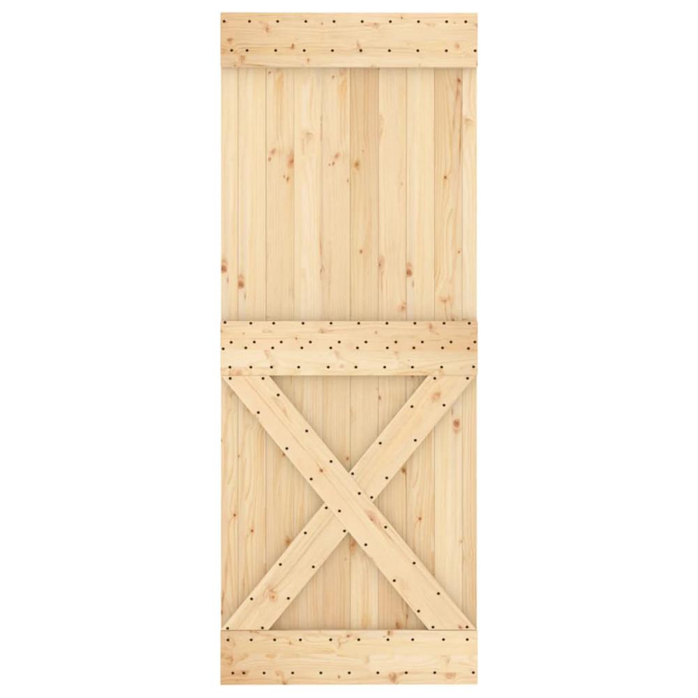 Door NARVIK 31.5"x82.7" Solid Wood Pine. Picture 4