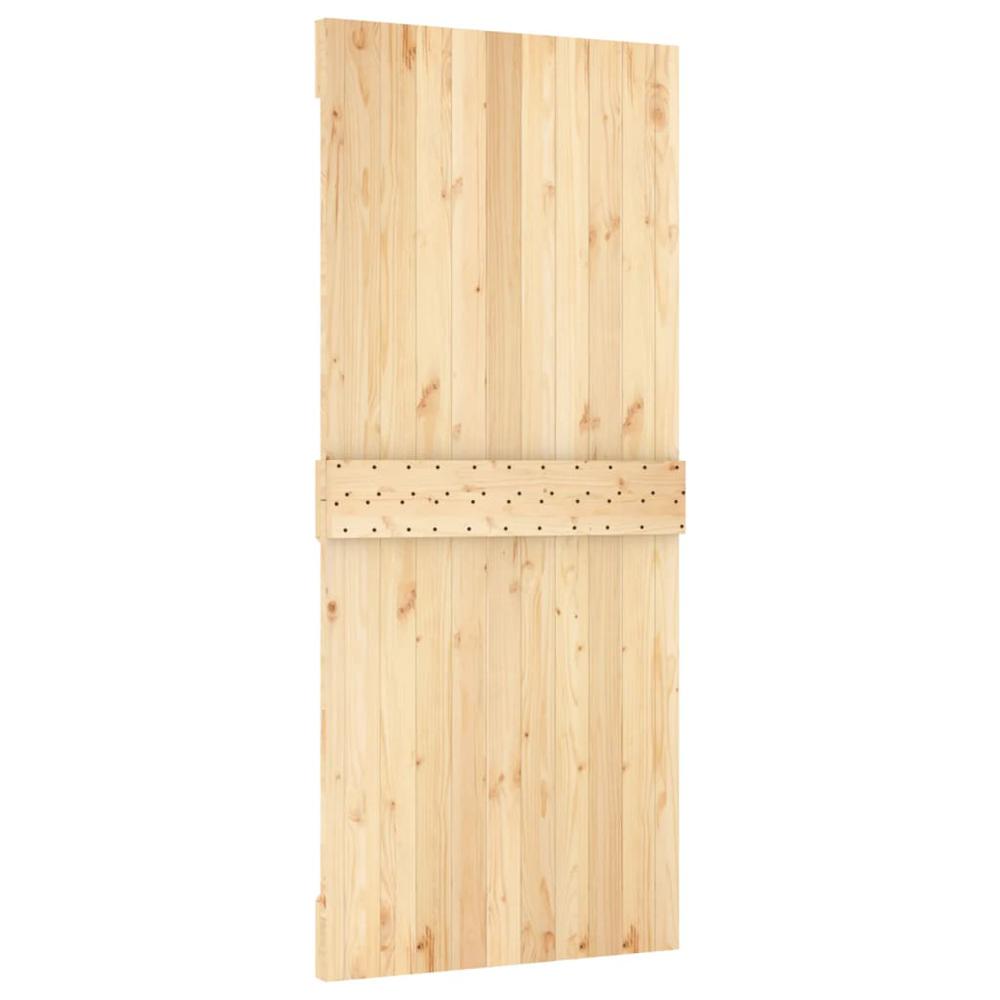 Door NARVIK 35.4"x82.7" Solid Wood Pine. Picture 5
