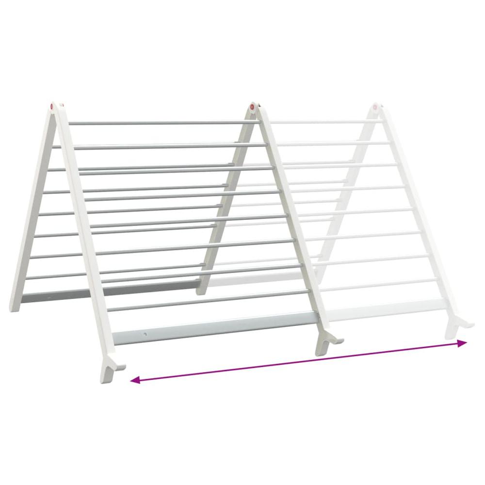 Drying Rack for Bathtub Extendable 20.9"-35.4" Aluminum. Picture 5