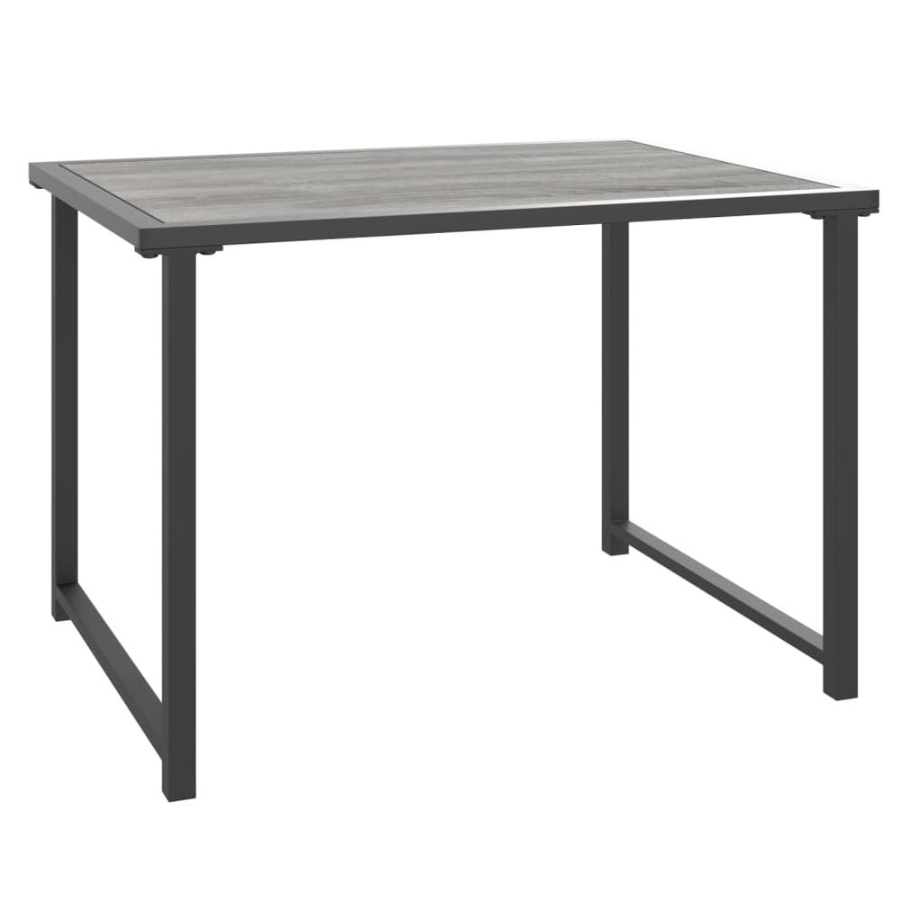 Patio Table Anthracite 21.7"x15.7"x14.6" Steel. Picture 1