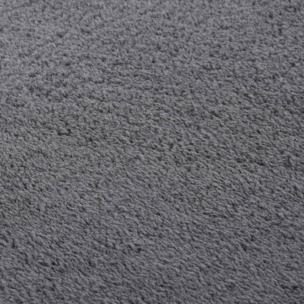 Shaggy Rug Anthracite 7'x9' Polyester. Picture 4