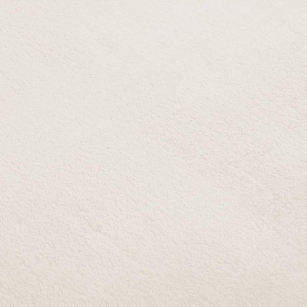 Shaggy Rug Cream White 8'x11' Polyester. Picture 4