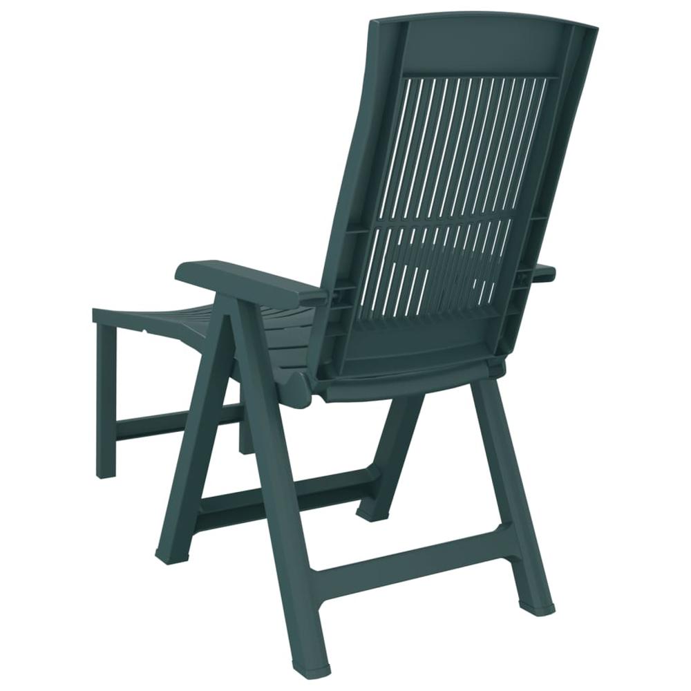 Sun Lounger Green Plastic. Picture 4