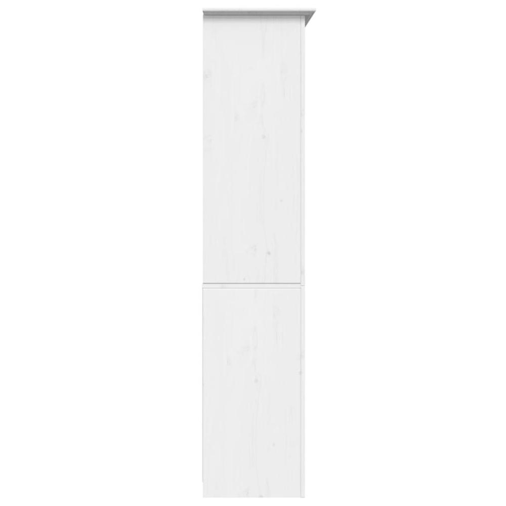Bookcase BODO White 31.5"x15.7"x67.7" Solid Wood Pine. Picture 4